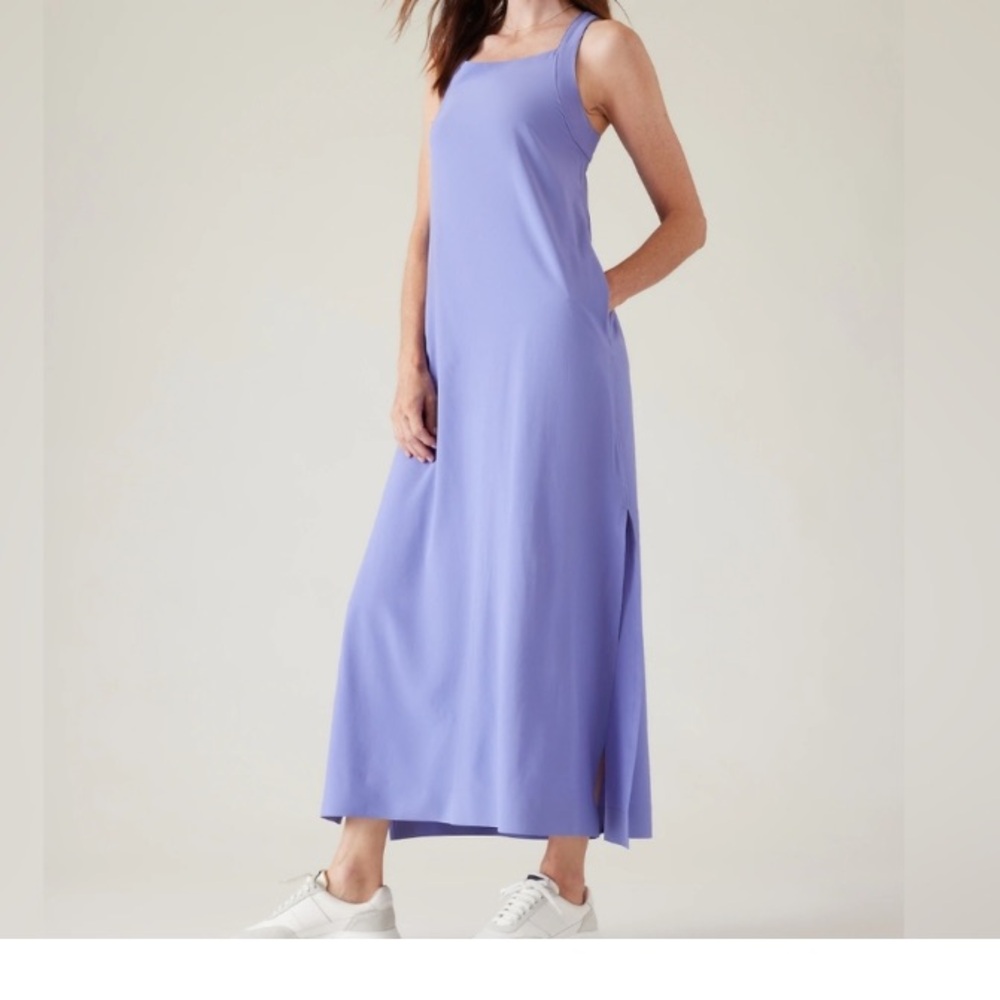 Athleta Light Purple Maxi Dress